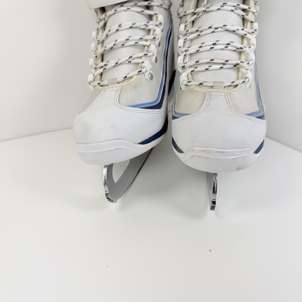 Jackson Softec Ice Skates Women's Size 8 White Blue Figure Recreational - Picture 9 of 16